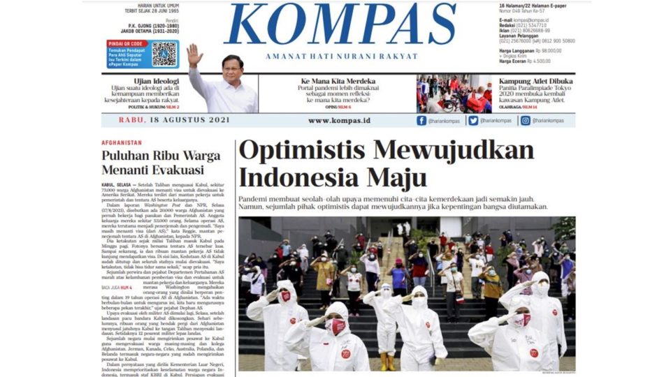 Linimasa Peristiwa Kompaspedia