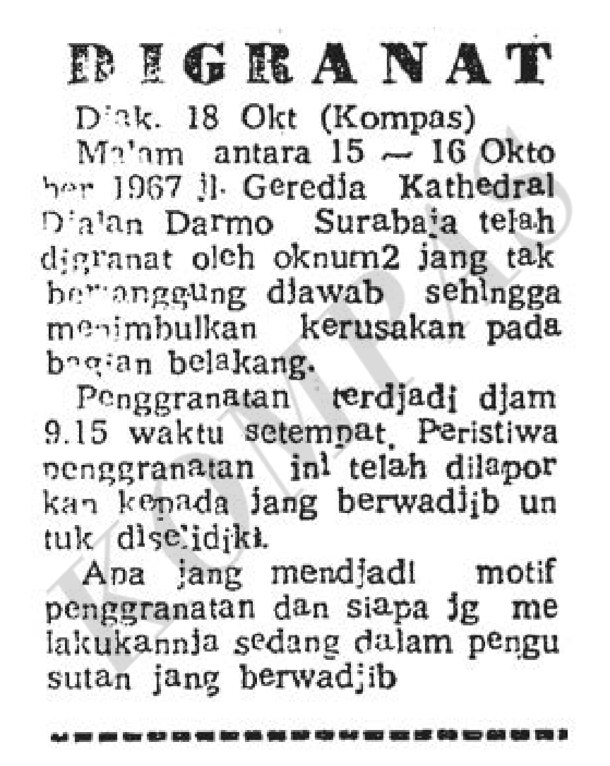 Kronologi Peledakan Bom Di Indonesia: Teror Bom Di Gereja – Kompaspedia